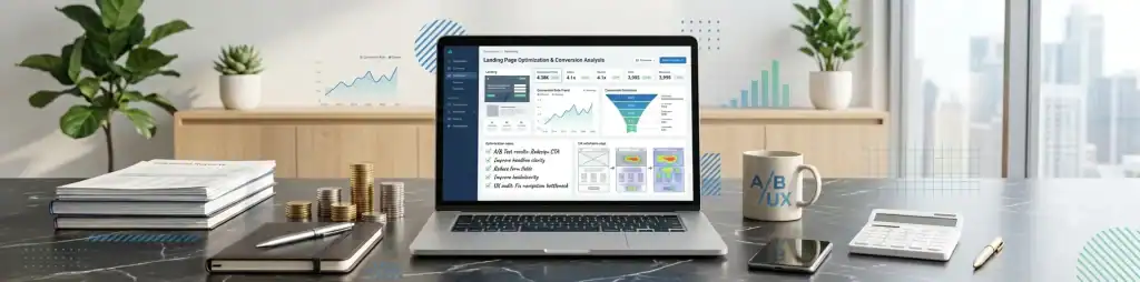 Landing page grader showing website conversion analysis